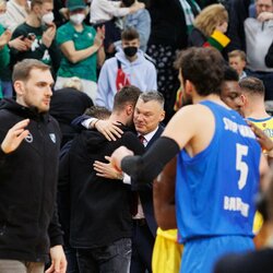 „Žalgiris“ – „Barcelona“ rungtynių akimirka | Eriko Ovčarenko / BNS foto nuotr. 1