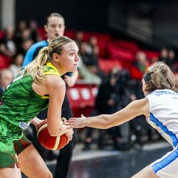 Lietuvių ir azerbaidžaniečių rungtynės l Irmanto Gelūno/BNS Foto nuotr. 1