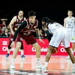 „Lietkabelis“ - „Rytas“ rungtynių akimirka | BNS nuotr. 1