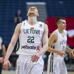 Lietuvių ir danų rungtynės | Roko Lukoševičiaus/BNS Foto nuotr. 2