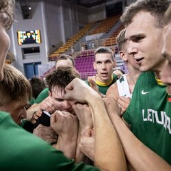 Lietuva – Prancūzija rungtynių akimirka  | Allos Fedorčenko ir Manto Stankevičiaus nuotr. 5