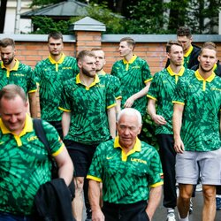 Lietuvos rinktinė pradeda pasiruošimą FIBA Pasaulio taurės atrankos langui | Teodoro Biliūno / BNS foto nuotr. 3