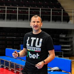 Lietuvos vyrų rankinio rinktinės treniruotė | rankinis.lt nuotr. 3