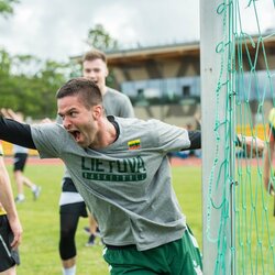 Krepšininkų ir personalo rungtynės | Lino Žemgulio nuotr. 4