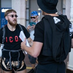 Dominykas Dirkstys Vilniaus oro uoste pasitiko Dovydą Rimkų l Manto Stankevičiaus nuotr. 3