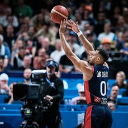 Prancūzija – Ispanija rungtynių akimirka | FIBA nuotr. 4