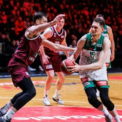 „Žalgiris“ – „7bet-Lietkabelis“ rungtynių akimirka | Eriko Ovčarenko / BNS foto nuotr. 1