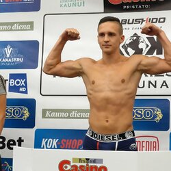 „KOK World Series 2019 in Kaunas“ turnyro kovotojų svėrimai | Sportas.lt/Tito Pacausko nuotr. 2
