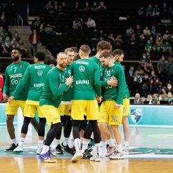 „Žalgiris“ – „Barcelona“ rungtynių akimirka | Eriko Ovčarenko / BNS foto nuotr. 1