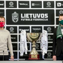 Optibet LFF supertaurės spaudos konferencija | LFF nuotr. 4