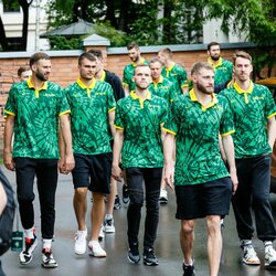 Lietuvos rinktinė pradeda pasiruošimą FIBA Pasaulio taurės atrankos langui | Teodoro Biliūno / BNS foto nuotr. 5