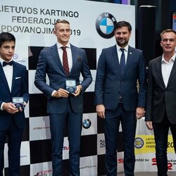 Sostinėje apdovanti „BMW Lietuvos kartingo čempionato“ nugalėtojai | Organizatorių nuotr. 2