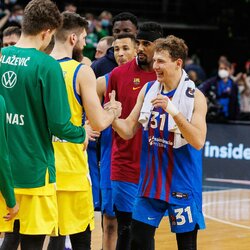„Žalgiris“ – „Barcelona“ rungtynių akimirka | Eriko Ovčarenko / BNS foto nuotr. 3