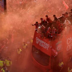 „Liverpool“ gerbėjai pasitiko Čempionų lygos laimėtojus | Scanpix nuotr. 5