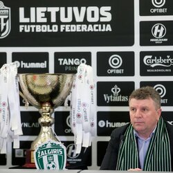 Optibet LFF supertaurės spaudos konferencija | LFF nuotr. 6
