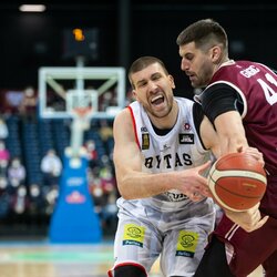 „Lietkabelis“ – „Rytas“ rungtynių akimirka | Žygimanto Gedvilos / BNS foto nuotr. 1