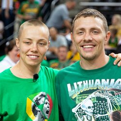 Rose Namajunas Mariaus Vizbaro / BNS foto nuotr. 1