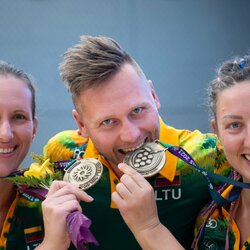 Kurčiųjų žaidynėse – paplūdimio tinklininkių bronza | Augusto Četkausko nuotr. 5