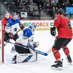 Lietuva – Estija rungtynių akimirka | IIHF nuotr. 4