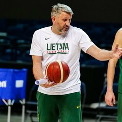 Lietuvos krepšinio rinktinės treniruotė | Žygimanto Vingelio nuotr. 2