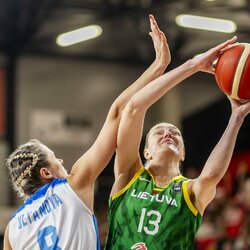 Lietuvių ir azerbaidžaniečių rungtynės l Irmanto Gelūno/BNS Foto nuotr. 3