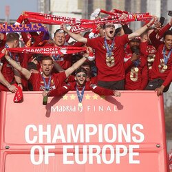 „Liverpool“ gerbėjai pasitiko Čempionų lygos laimėtojus | Scanpix nuotr. 1