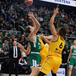 „Žalgiris“ - „Šiauliai“ rungtynių akimirka | Eriko Ovčarenko / BNS foto nuotr. 4