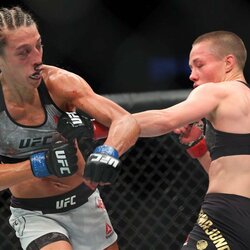 Rose Namajunas prieš Joanną Jedrzejczyk | Scanpix nuotr. 2
