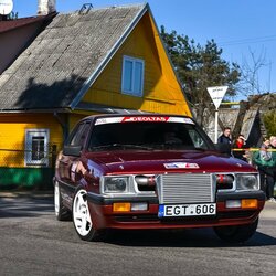 Varėnos miesto gatvėmis praūžė automobilių slalomas | Organizatorių nuotr. 2