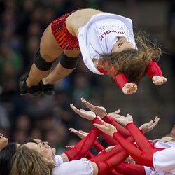 „Žalgirio“ šokėjos rungtynėse su „Rytu“ | Roko Lukoševičiaus/BNS Foto nuotr. 4