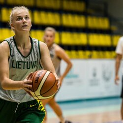 Lietuvos moterų krepšinio rinktinės tarpusavio rungtynės | Lino Žemgulio nuotr. 1