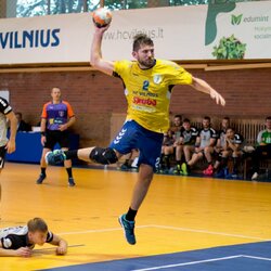 Lietuvos rankinio lygos rungtynės (Auksės Tamulytės nuotr.) | Lietuvos rankinio lygos nuotr. 2