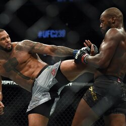 Jonas Jonesas ir Thiago Santosas | Scanpix nuotr. 1