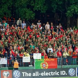 Portugalijos rinktinės sirgaliai LFF stadione | Sportas.lt/Tito Pacausko nuotr. 3