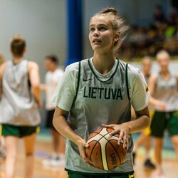 Lietuvos moterų krepšinio rinktinės tarpusavio rungtynės | Lino Žemgulio nuotr. 2