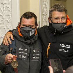 Antanas Juknevičius ir Darius Vaičiulis | Roko Lukoševičiaus/BNS Foto nuotr. 4