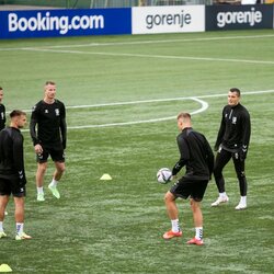 Treniruotės prieš Lietuvos ir Šiaurės Airijos rinktinių rungtynes | Žygimanto Gedvilos / BNS foto nuotr. 3