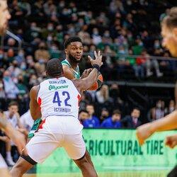 „Žalgiris“ – „Anadolu Efes“ rungtynių akimirka | Eriko Ovčarenko / BNS foto nuotr. 5
