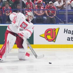 Kazachstanas – Lenkija rungtynių akimirka | IIHF nuotr. 5