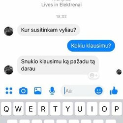 Susirašinėjimai socialiniame tinkle | Organizatorių nuotr. 2