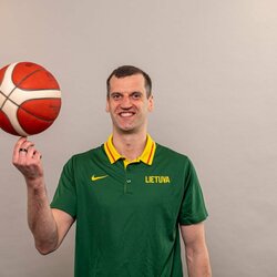 Lietuvos vyrų krepšinio rinktinės fotosesija | Fotodiena/Justino Auškelio nuotr. 5