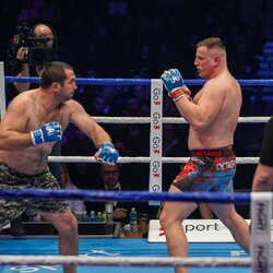 Artūras Kudrešovas ir Giorgi Khubejashvili | Sportas.lt/Tito Pacausko nuotr. 1