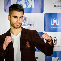 „Bushido & KOK'55 Hero's“ kovotojų svėrimai | Sportas.lt/Tito Pacausko nuotr. 3