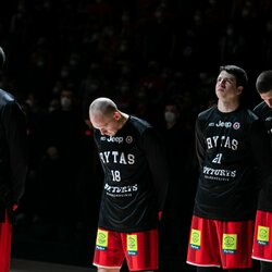 „Rytas“ – „Žalgiris“ rungtynių akimirka | Pauliaus Peleckio / BNS foto nuotr. 1