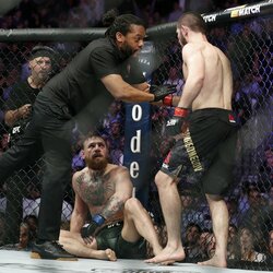 Conoras McGregoras prieš Chabibą Nurmagomedovą | Scanpix nuotr. 5
