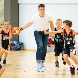 Simas Jarumbauskas apsilankė SKM stovykloje | Sauliaus Čirbos nuotr. 4