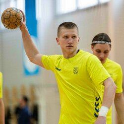 Lietuvos rankinio rinktinės treniruotė | Edgaro Alšausko nuotr. 1