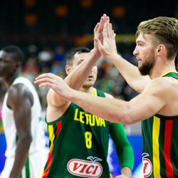 Lietuva – Senegalas rungtynių akimirka | Žygimanto Gedvilos / BNS foto nuotr. 4