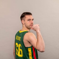 Lietuvos vyrų krepšinio rinktinės fotosesija | Fotodiena/Justino Auškelio nuotr. 3