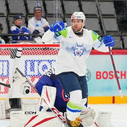 Slovėnija – Prancūzija rungtynių akimirka | IIHF nuotr. 3